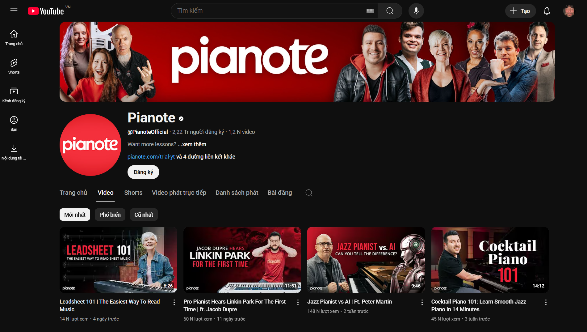 Tự Học Piano Tại Nhà: Khám Phá Top App và Kênh YouTube Giúp Bạn Chinh Phục Phím Đàn 6 Anh chup man hinh 2025 08 18 230231